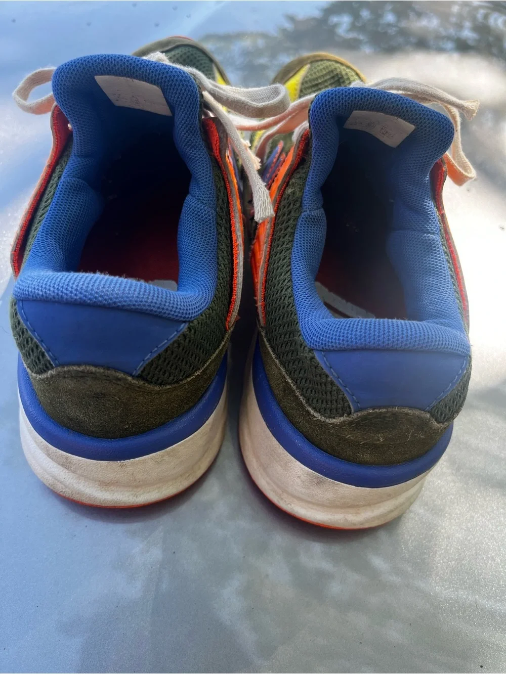 New Balance Multicolor Sneakers - Blue, Orange, Yellow